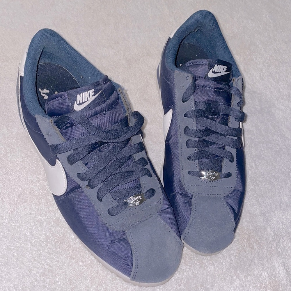 Blue Nike Cortez Size 10 (Rarely Worn)